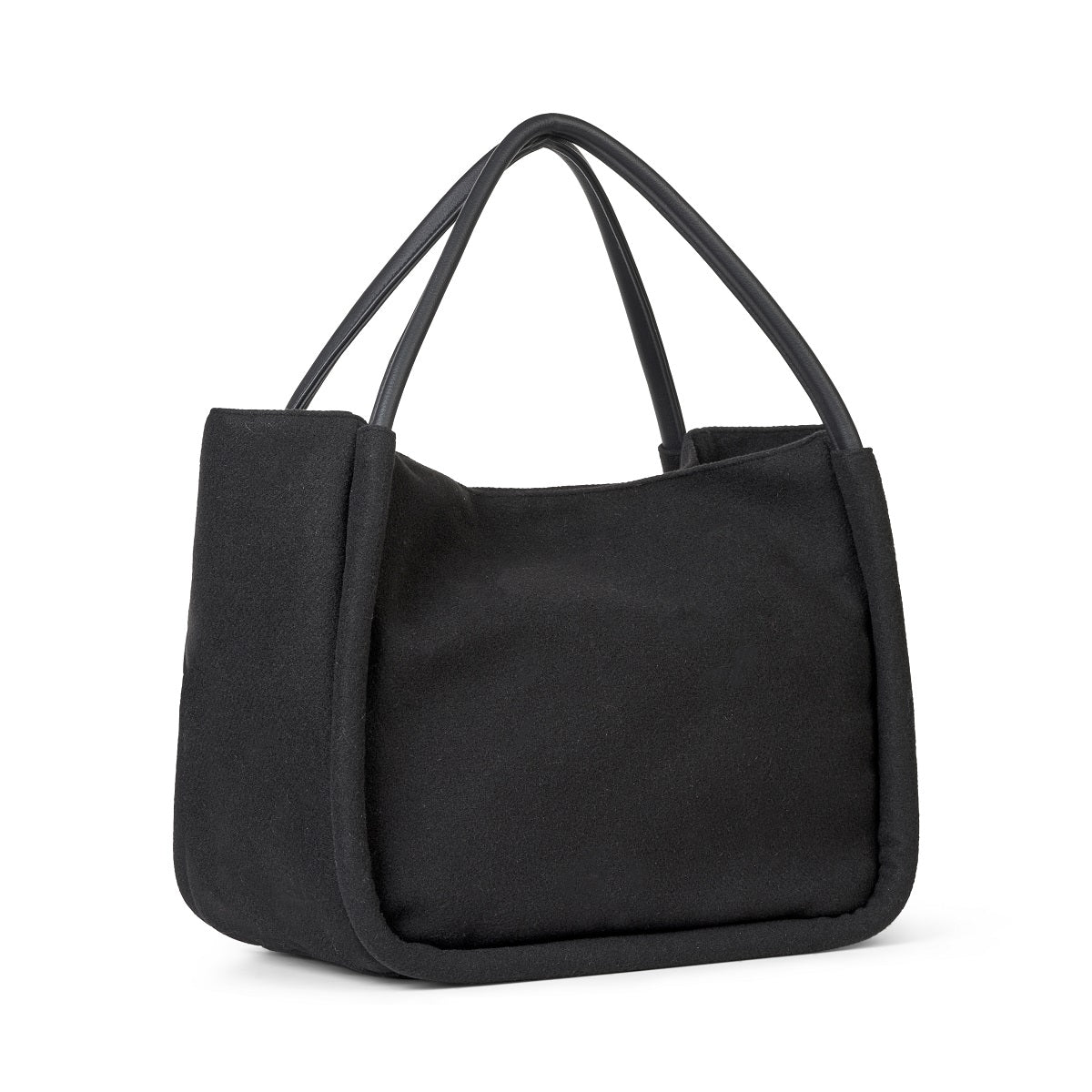 Day Woolen Small Shopper Black
