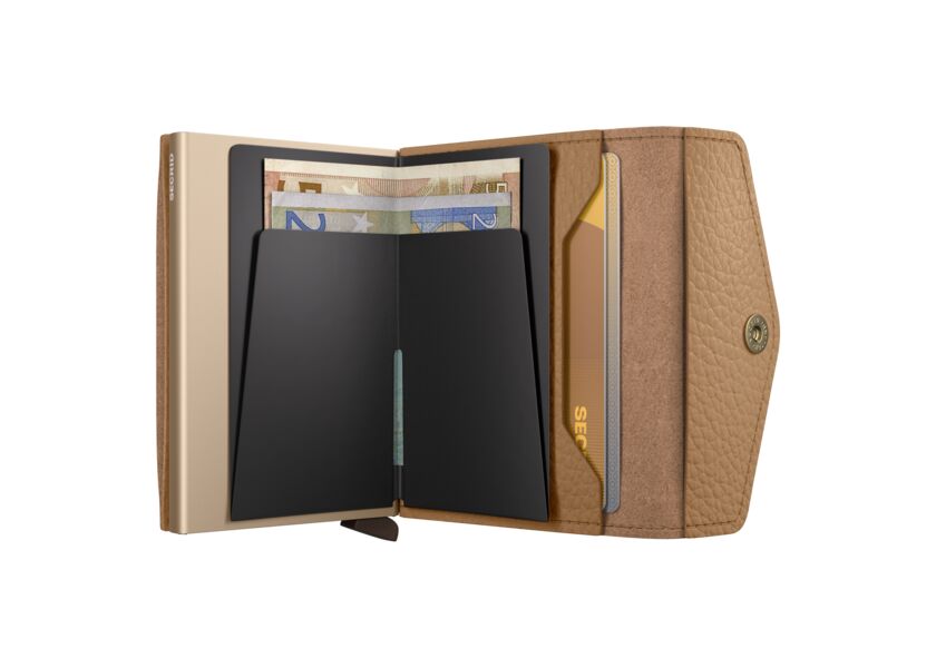 Envelope Wallet Kortholder – Cappuccino, Pop-Up