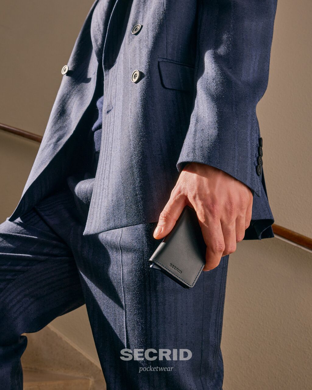 Kortholder | Lommebok | Blå/Blå | Pop-Up | Secrid Miniwallet