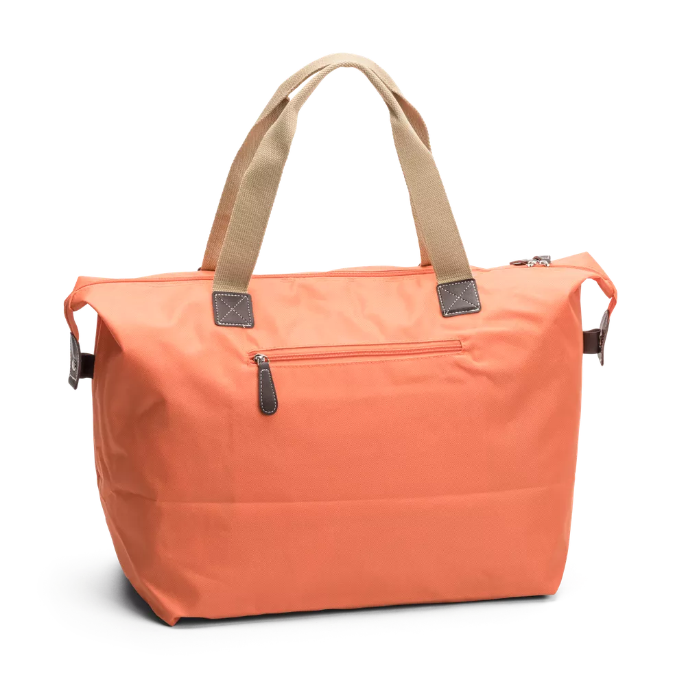 Weekend bag | Stor | Romslig Hovedrom | Orange | To Bærehåndtak | Tina