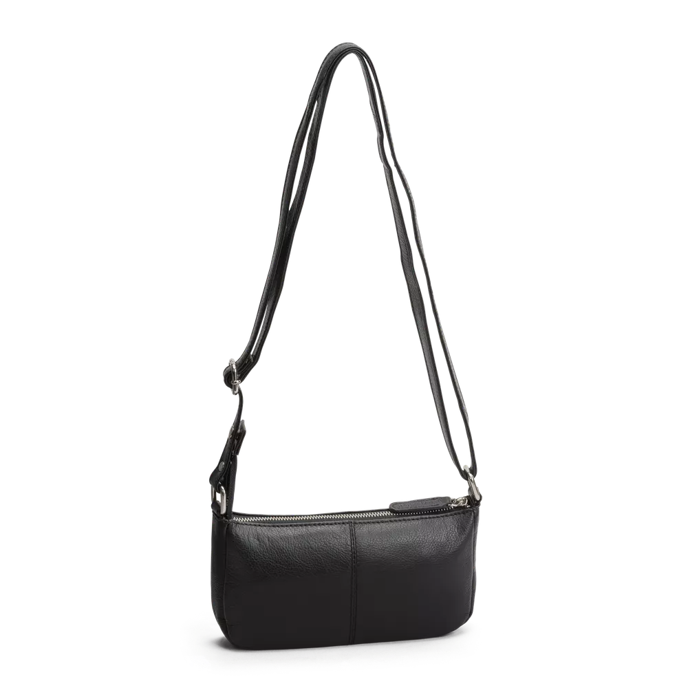 House Miniveske i skinn Black