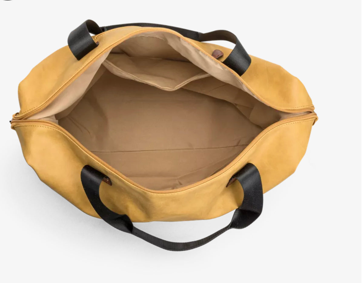Weekend bag | Gul| Romslig Hovedrom | Kris