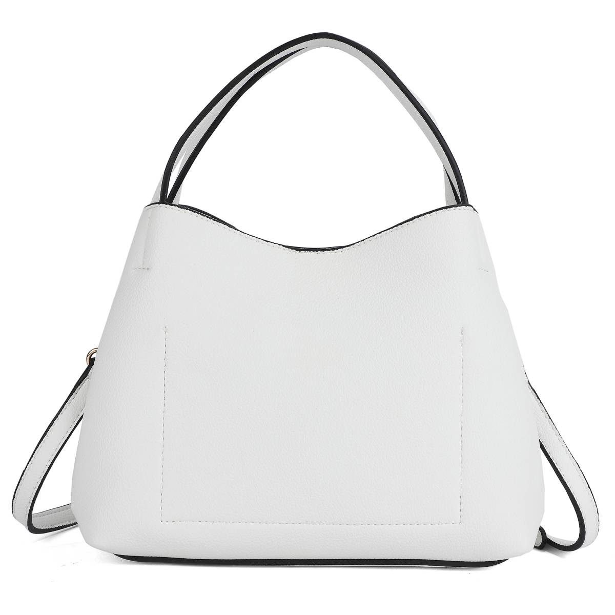 Håndveske | Liten | Vegansk | Selskapsveske | Avtagbar langreim | Offwhite