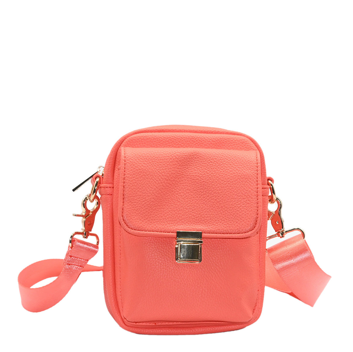 Crossbody Skulderveske | Liten | Vegansk | Vannavstøtende | Coral | Ida Citybag