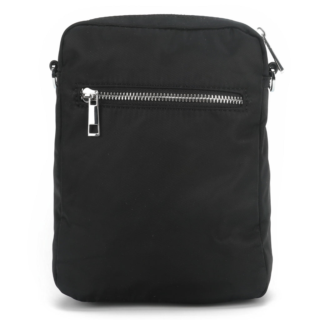 Skulderveske | Liten | Sort | Nylon | To Avtagbar skulderreim | Novara Annalisa Magenta