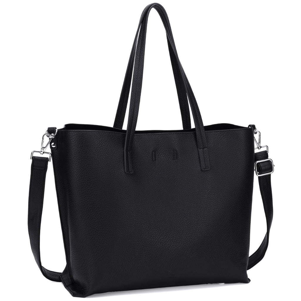 Veske | Vegan | Sort | Stor | Hello I'm Vegan Fenn