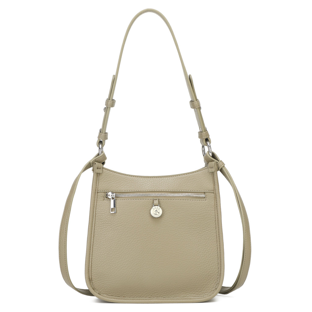 Skulderveske | Olive | Justerbar langreim | 18632402 Hello I'mVegan Gunn