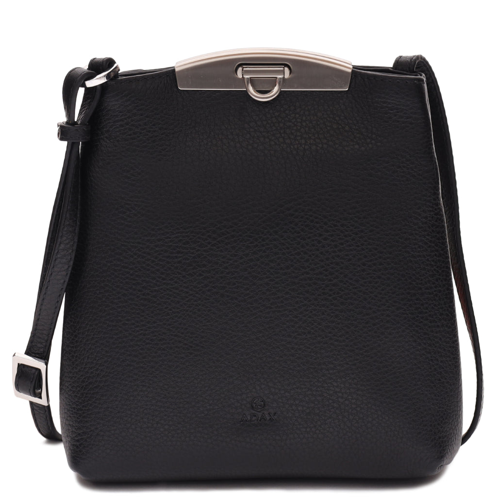 Crossbody | Skinn | Regulerbar langreim | Sort | 188992 Cormorano Vilma
