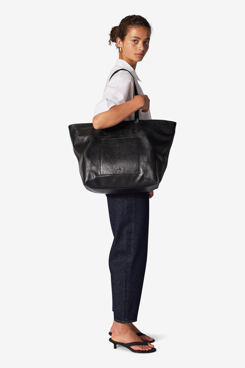 Skulderveske | Shopper | Sort | Stor | Hello I'mVegan Lena