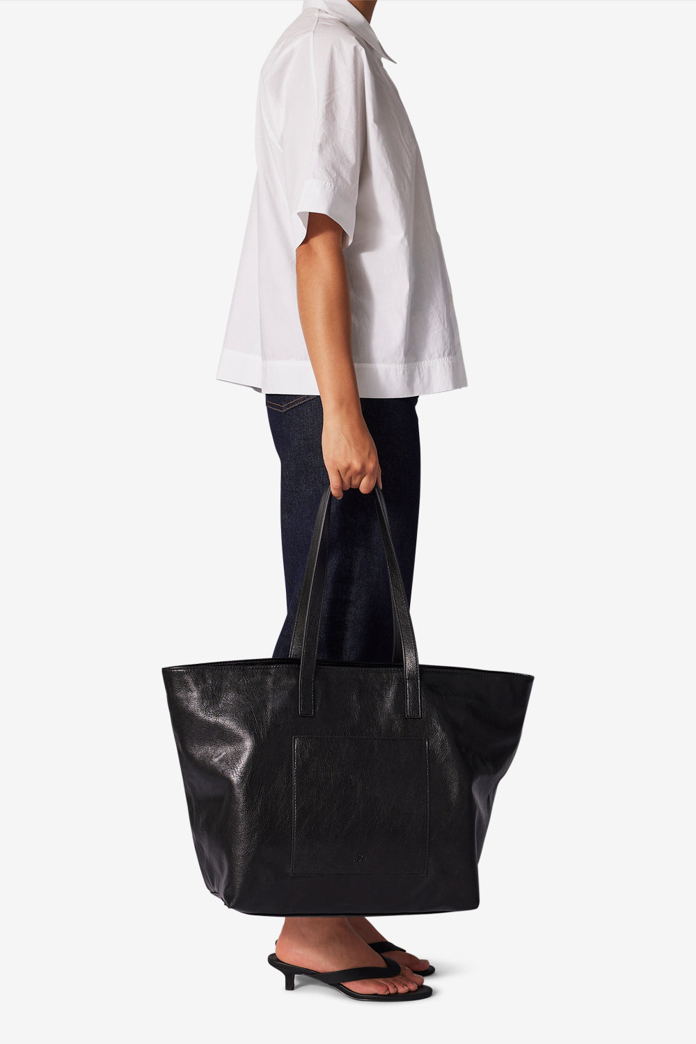 Skulderveske | Shopper | Sort | Stor | Hello I'mVegan Lena