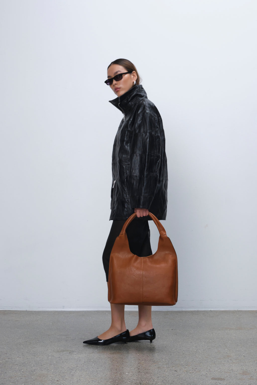 Skinnveske | Romslig | Brun | 20385903 Stine