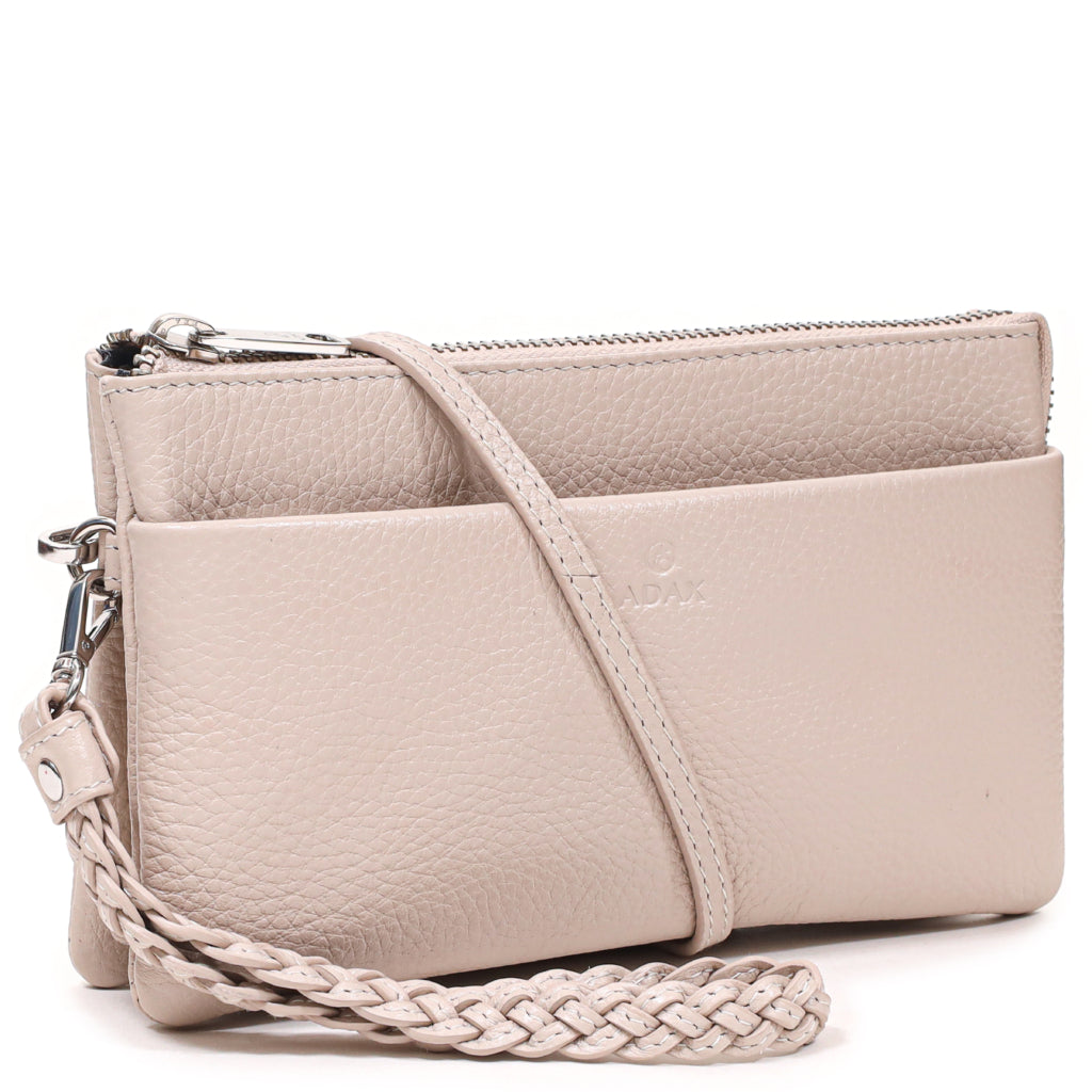 Skinnveske/Clutch | Stone | Justerbar Langreim | Cormorano