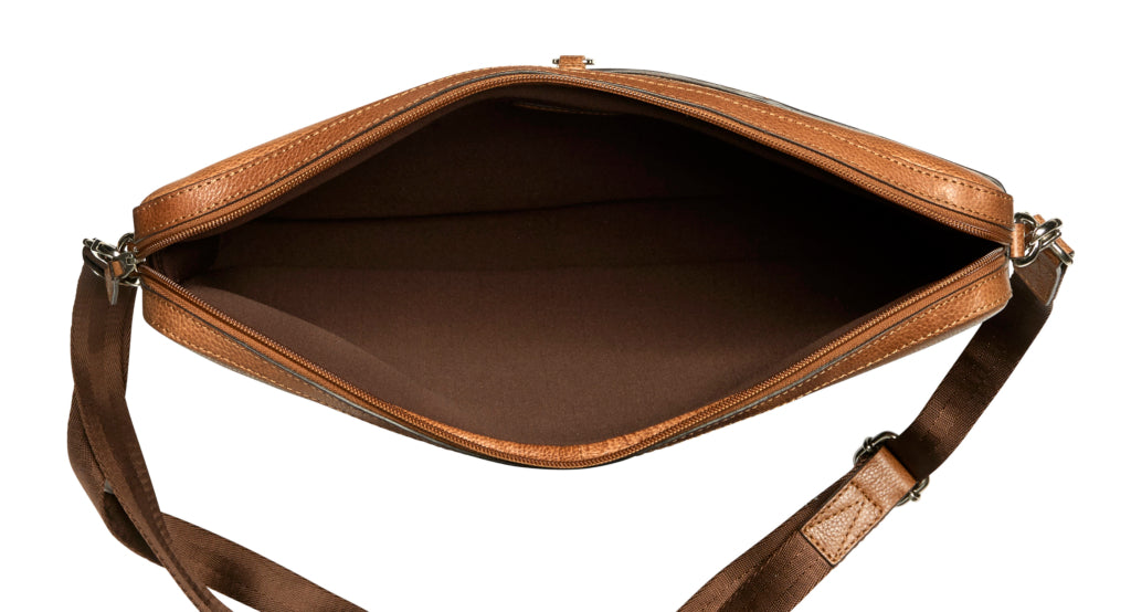 Napoli portfolio Maya 17"" Cognac"