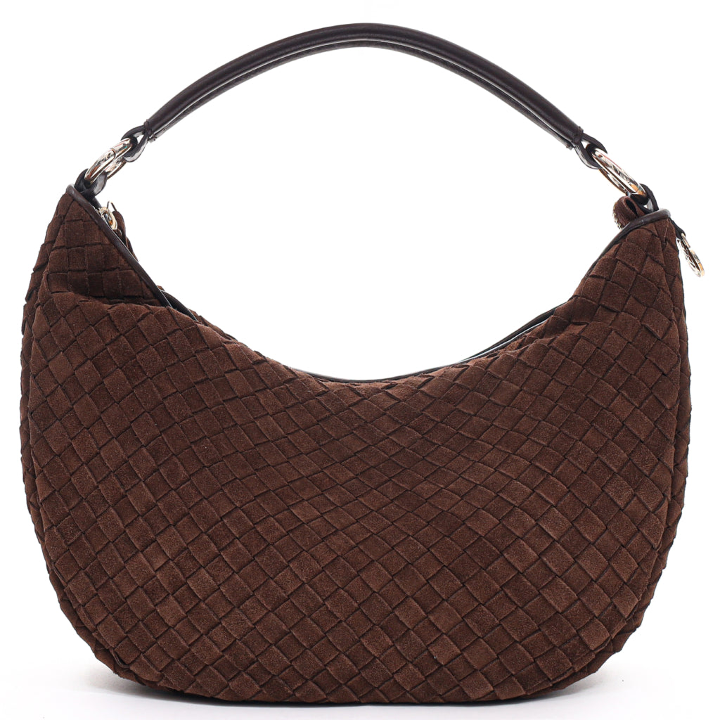 Håndveske | Chocolate | Semsket skinn | 29390945 Rozzano Marlin