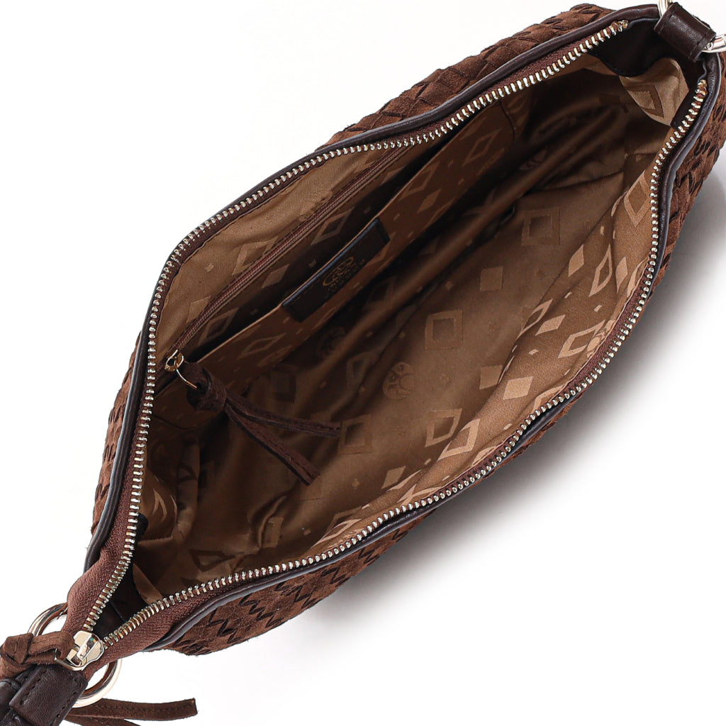 Håndveske | Chocolate | Semsket skinn | 29390945 Rozzano Marlin