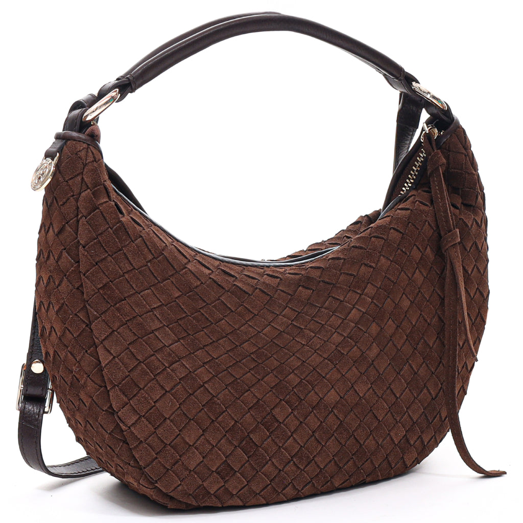 Håndveske | Chocolate | Semsket skinn | 29390945 Rozzano Marlin