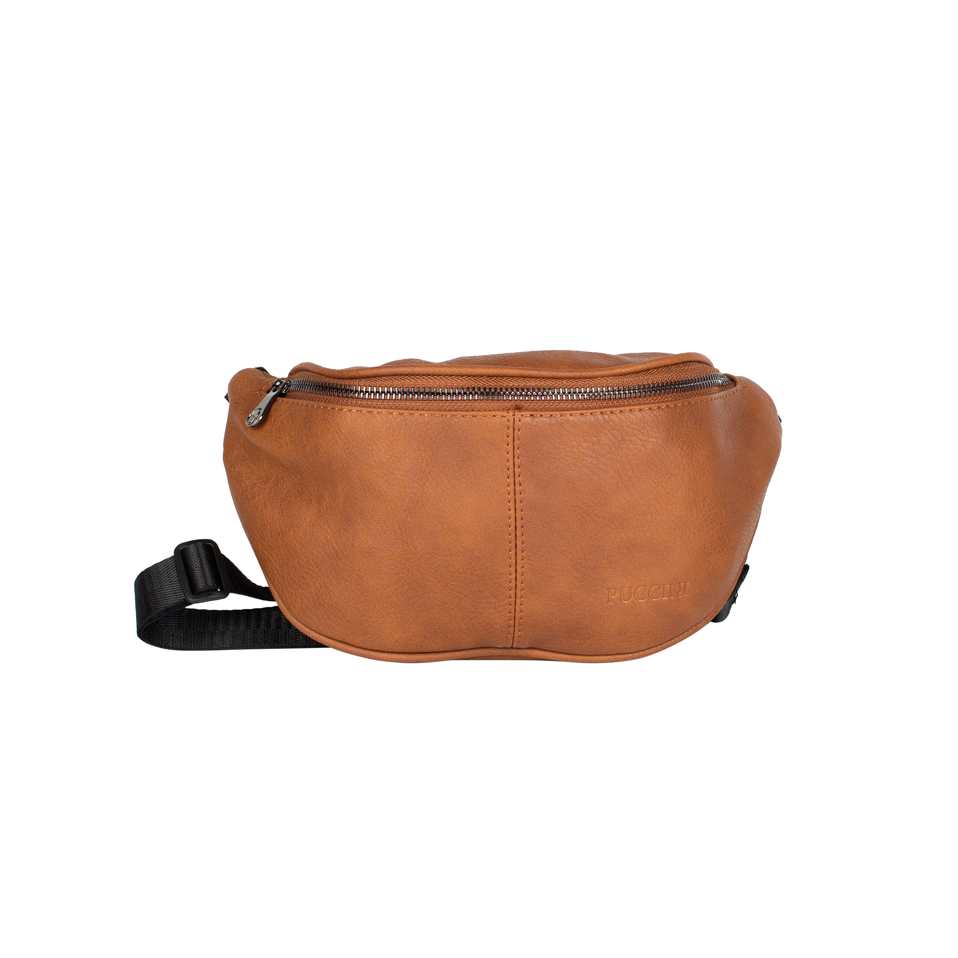 Bumbag | Medium | Romslig Hovedrom | Cognac | Justerbar stropp