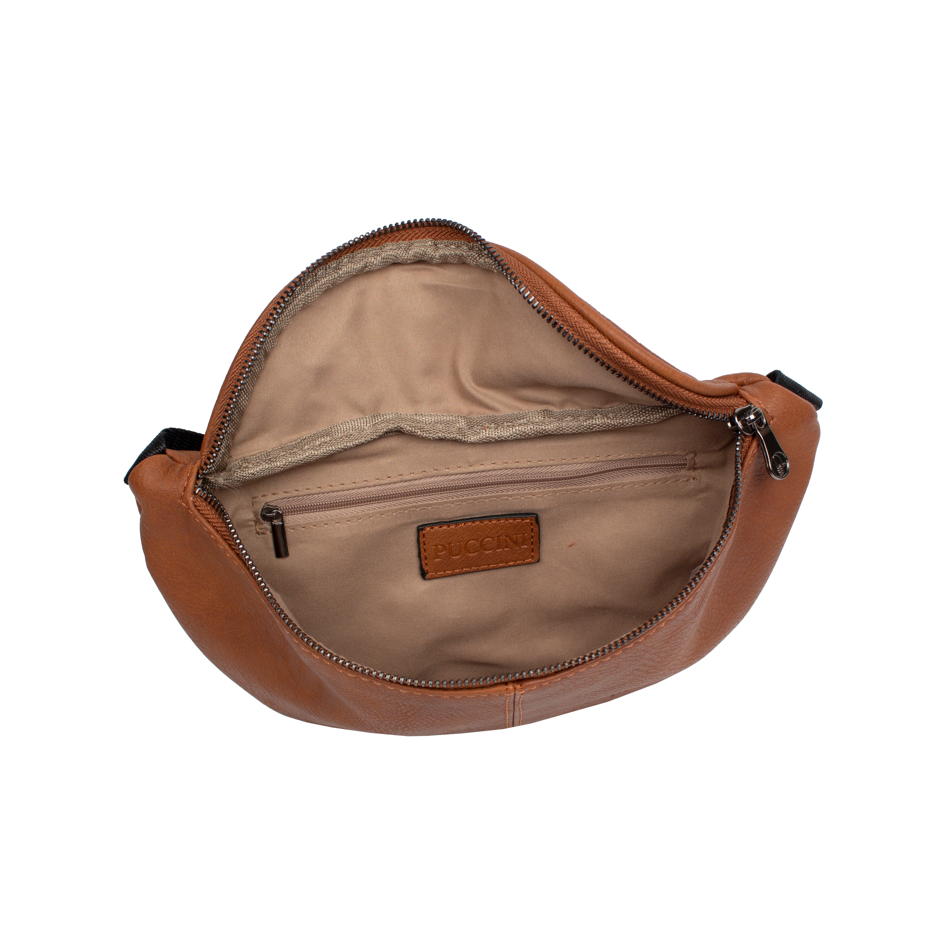 Bumbag | Medium | Romslig Hovedrom | Cognac | Justerbar stropp
