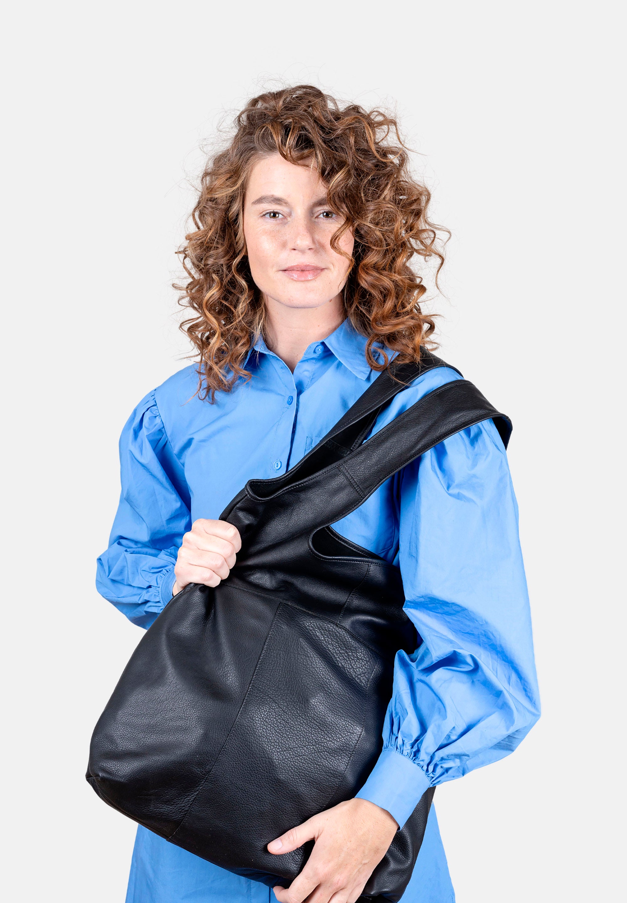 Skulderveske | Skinnnett | Sort | Lyra Urban