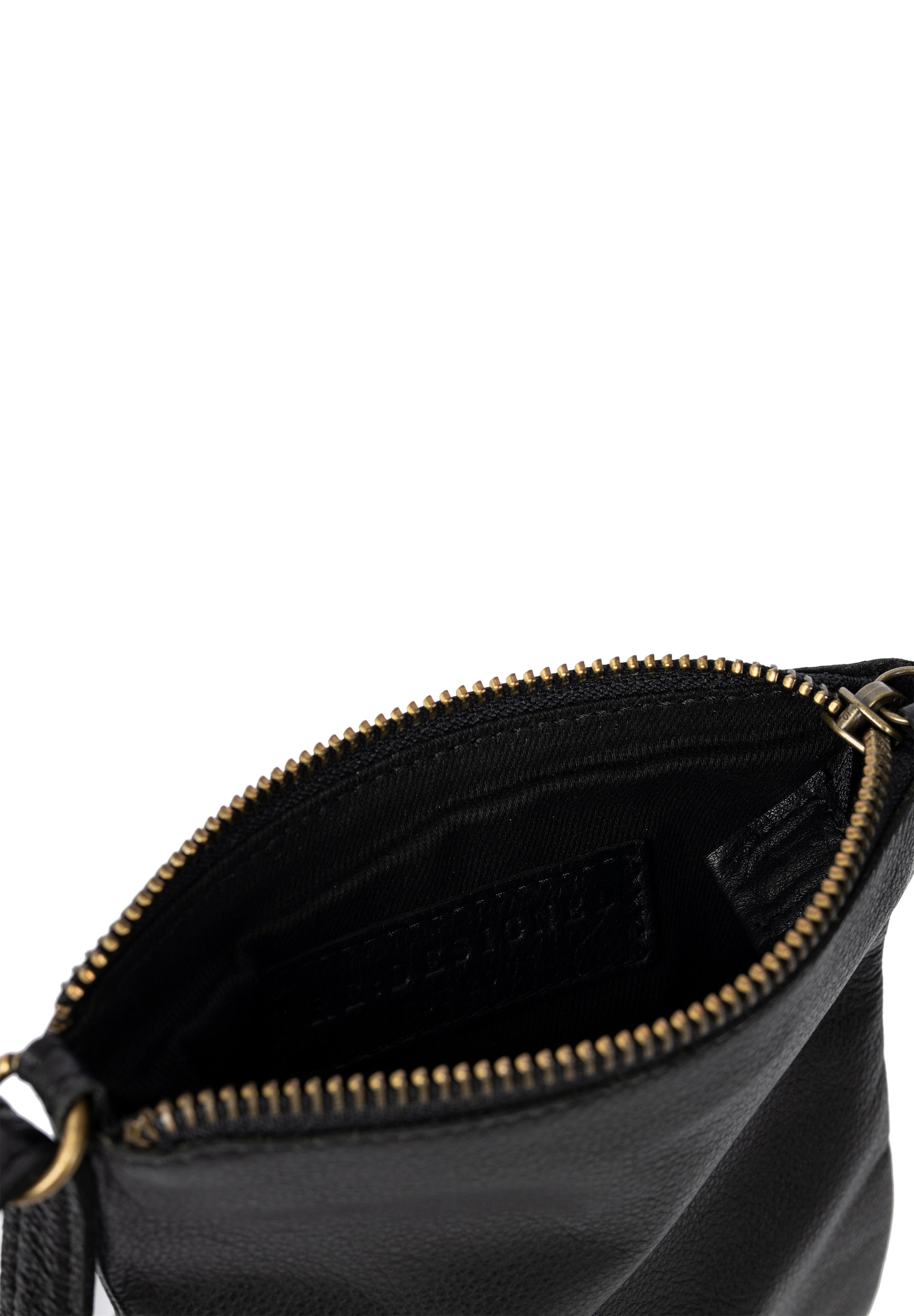 Crossover Veske | Skinn | Liten | Regulerbar Skulderstropp | Sort | Jane Urban