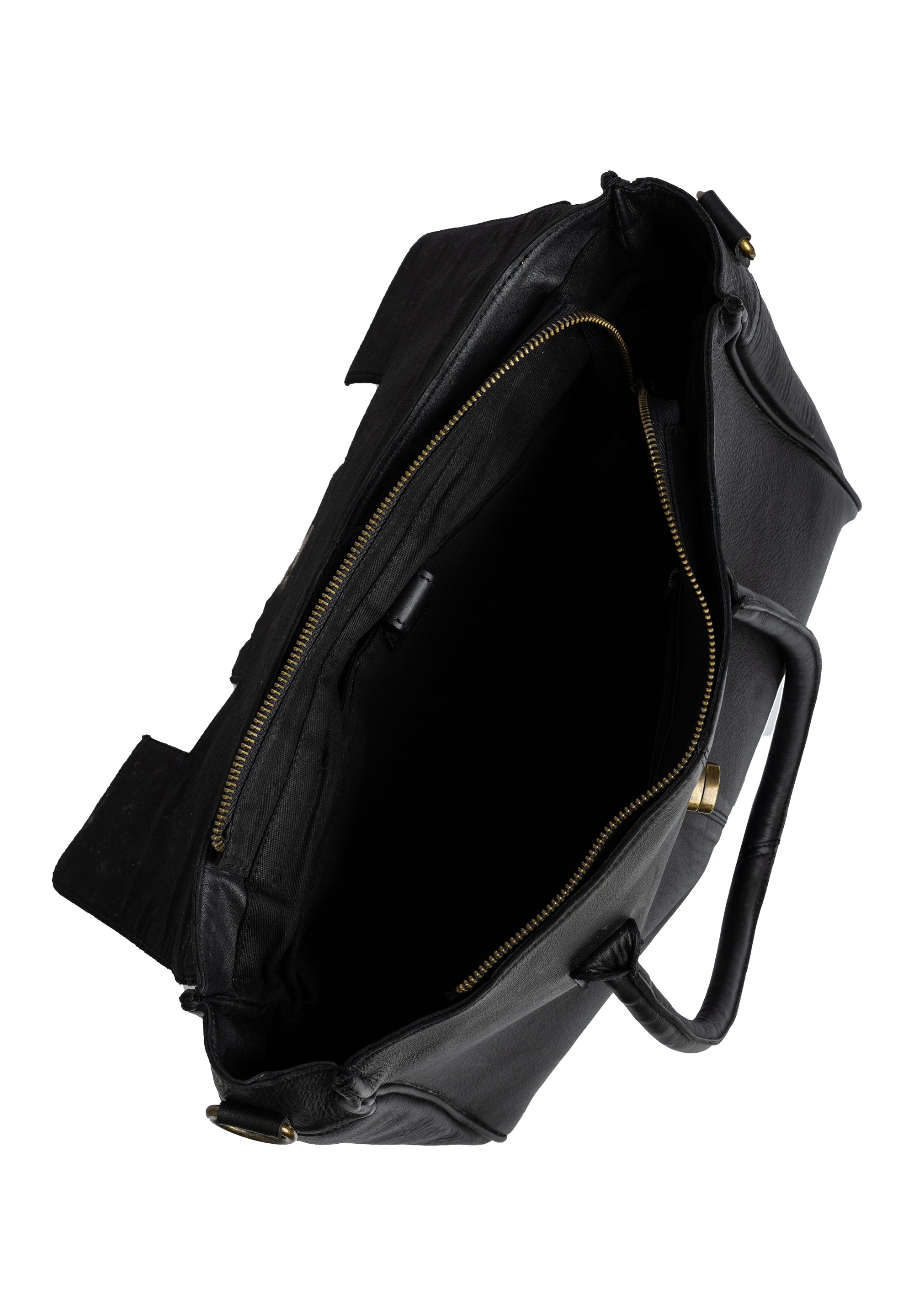 Pc veske Dame | Stor skinnveske | Sort | Avtagbar Langreim | Cate Big