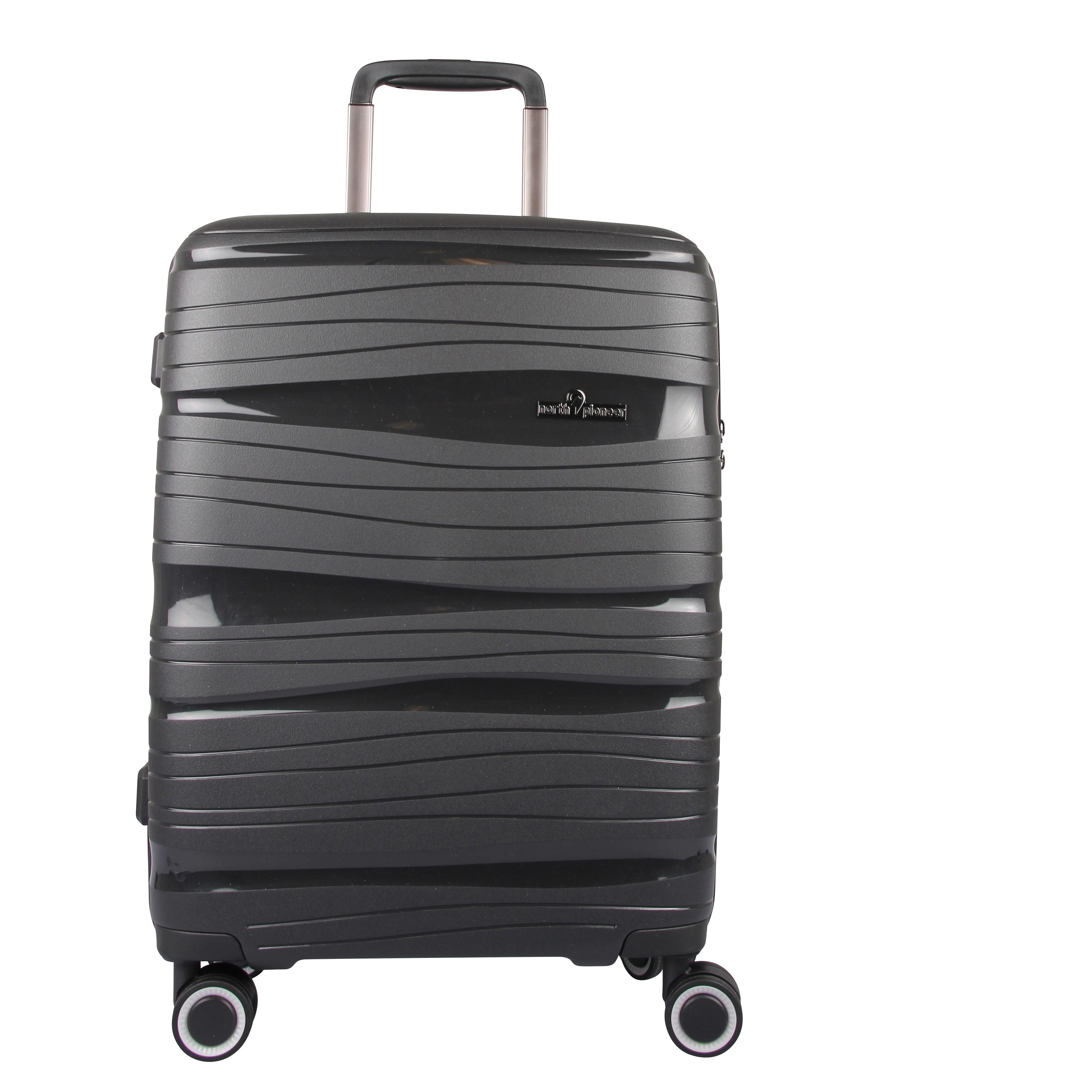 Kabin koffert | Liten | Sort | 55 cm | 4 Hjul | Kodelås TSA | Oslo koffert