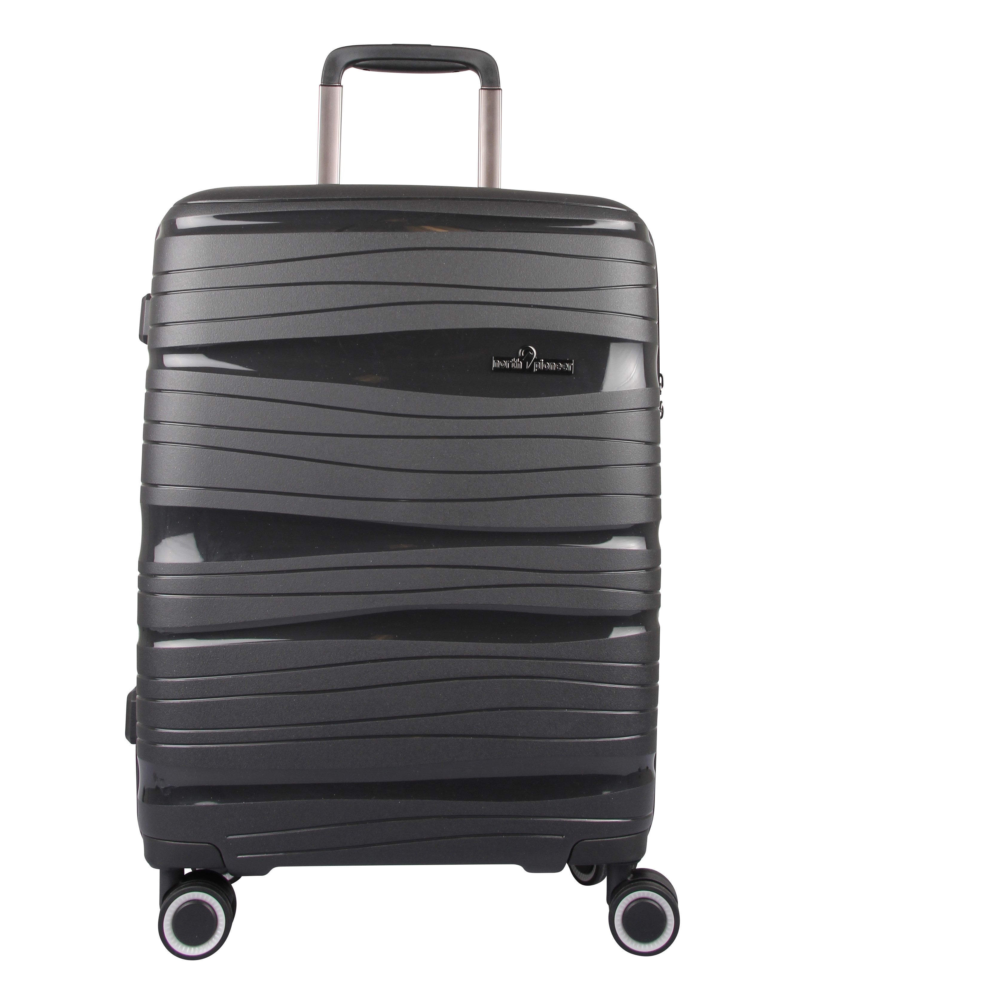 Kabin koffert | Liten | Sort | 55 cm | 4 Hjul | Kodelås TSA | Oslo koffert