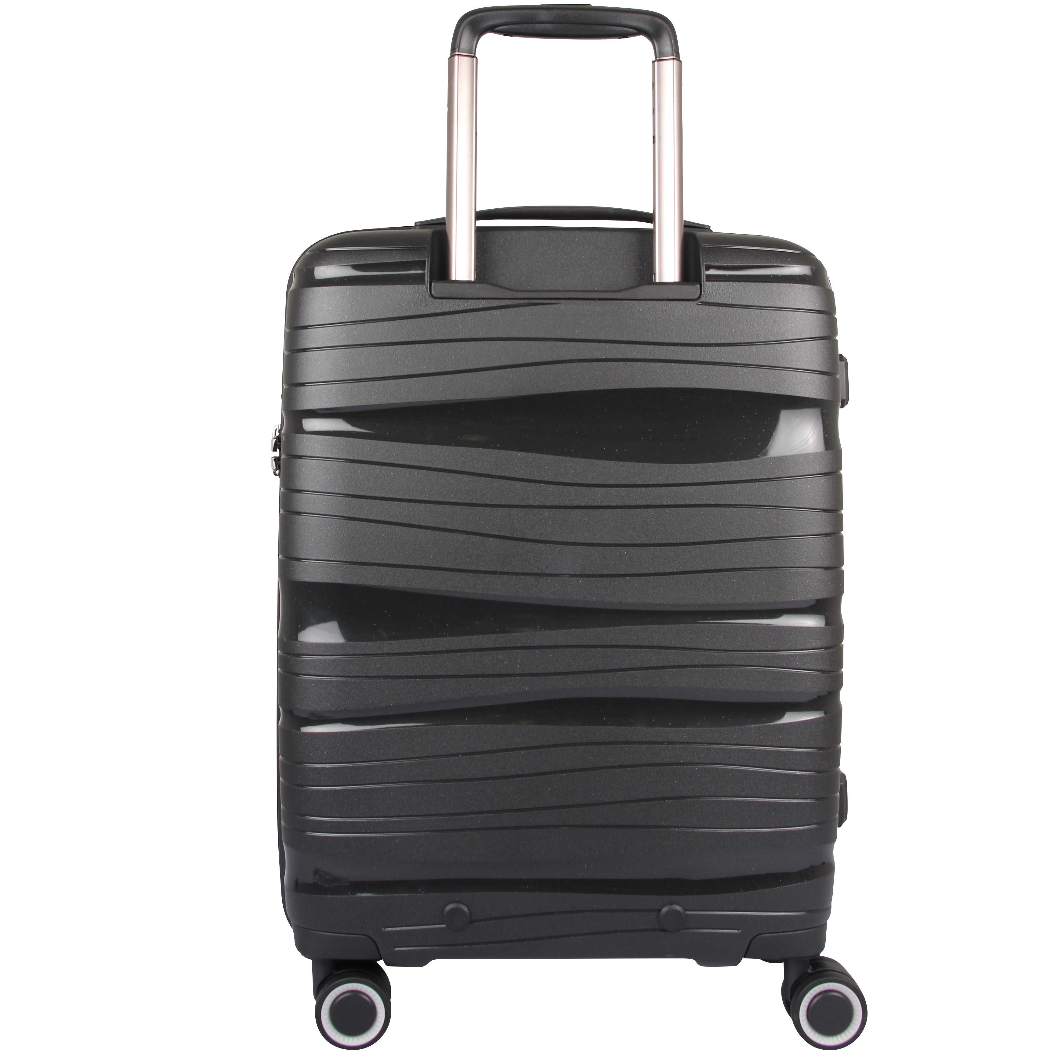 Kabin koffert | Liten | Sort | 55 cm | 4 Hjul | Kodelås  TSA  | Oslo koffert