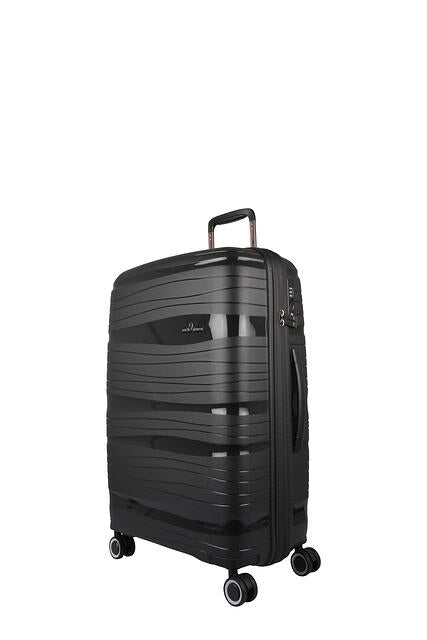 Oslo Koffert Medium – Sort, 67 cm, 4 hjul, TSA-kodelås