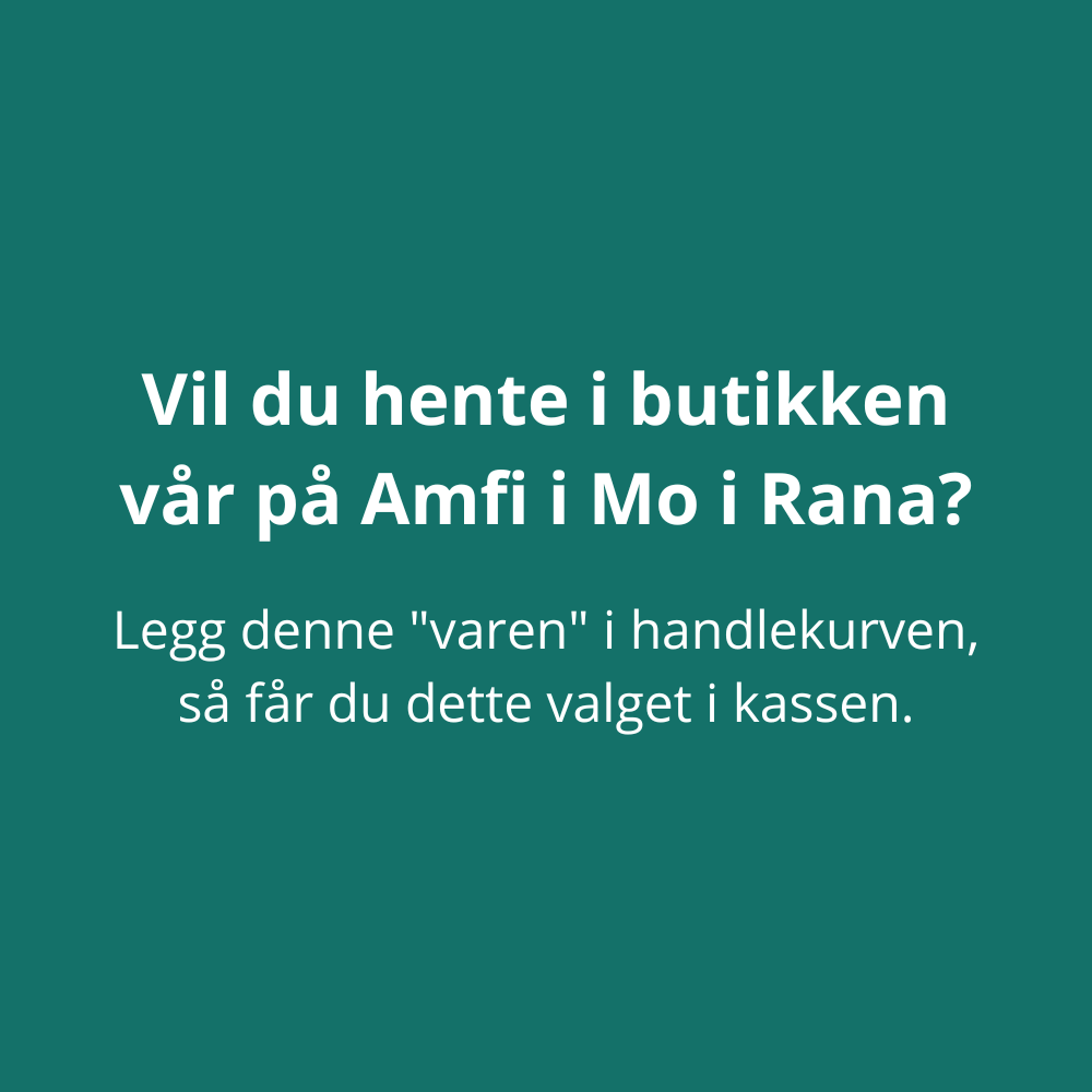 Hent varene i butikk i Mo i Rana