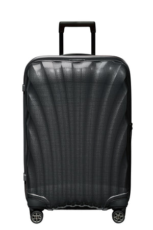 Mellomstor Koffert | Sort | 10 års garanti | C-LITE SPINNER 69/25