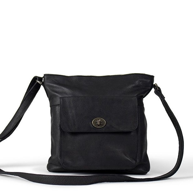 Kay Urban, skinnveske fra Re:Designed By Dixie i fargen Sort, vist fra fronten