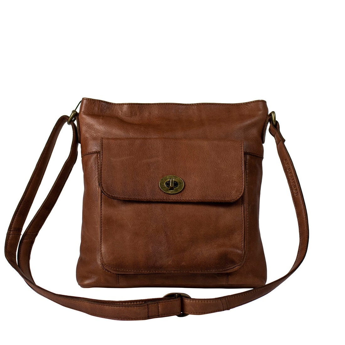 Kay Urban, skinnveske fra Re:Designed By Dixie i fargen Walnut, vist fra fronten