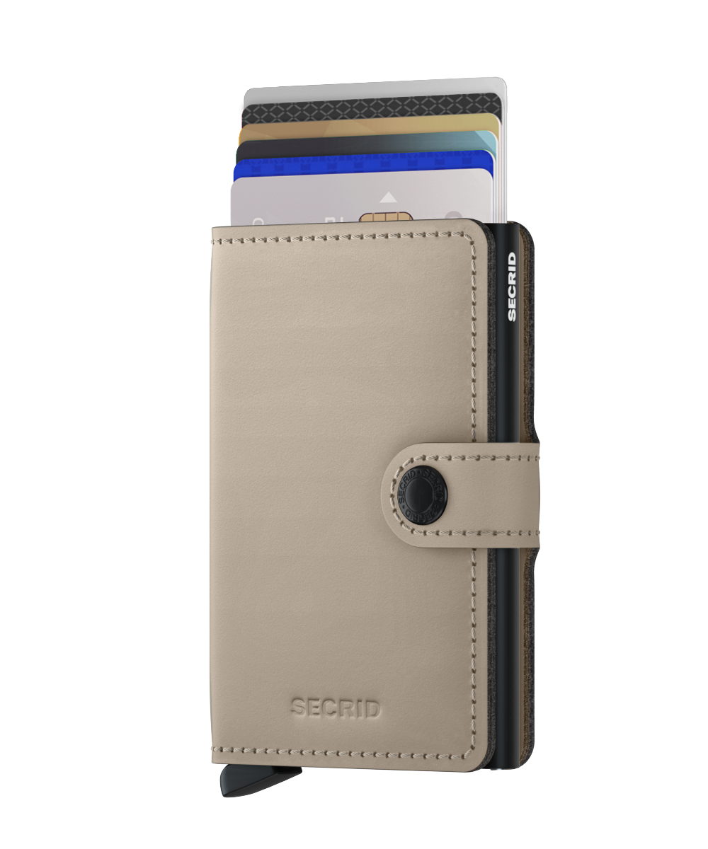 Kortholder Lommebok | Matte Desert | Pop-Up | Secrid Miniwallet