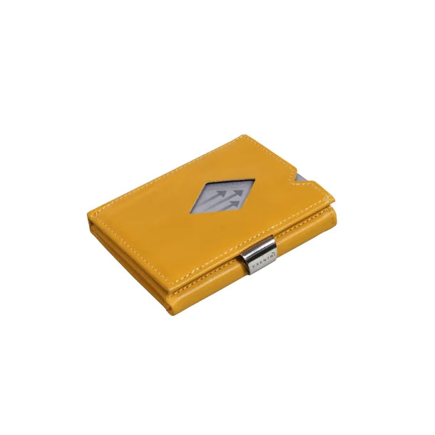 Kortholder / Lommebok | Tynn | 6-10 kort | Skinn | Gul | RFID Blokk | EX D 314