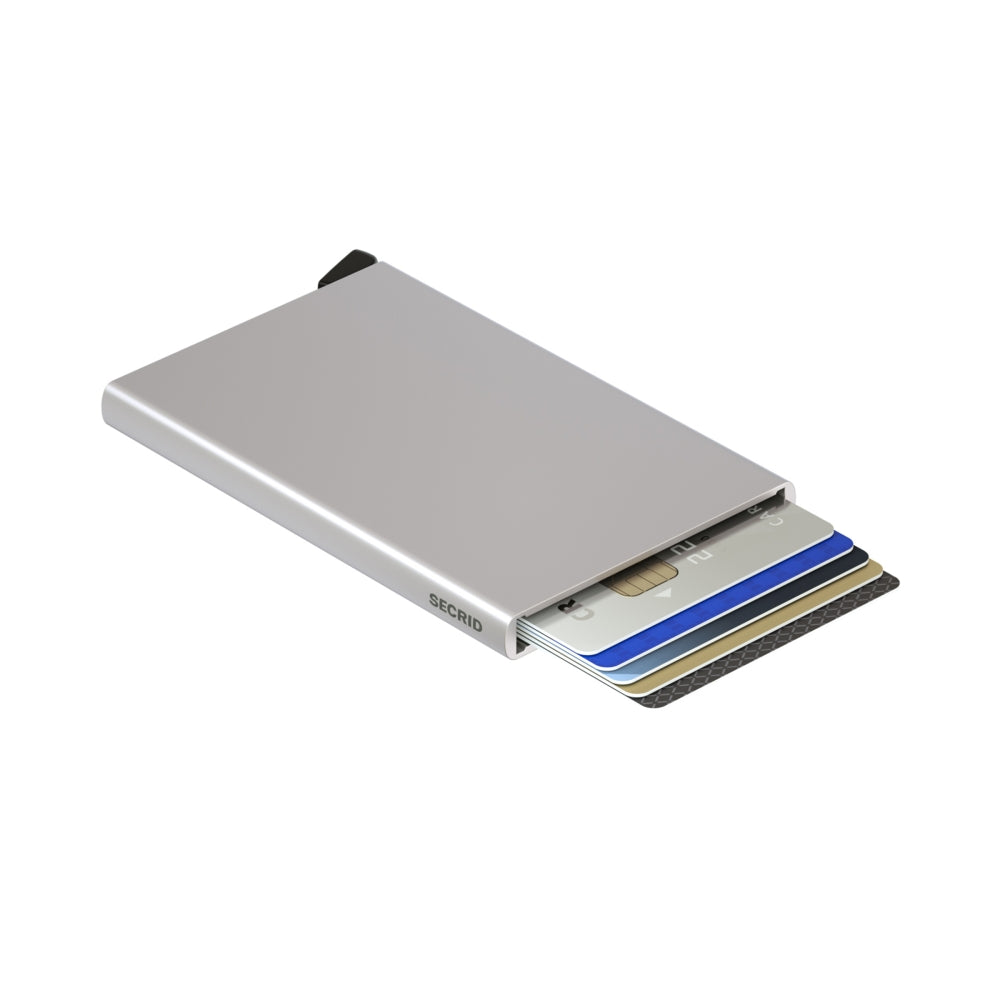 Kortholder | Metal | Silver | Pop-Up | FRID-Sikker | Cardprotector