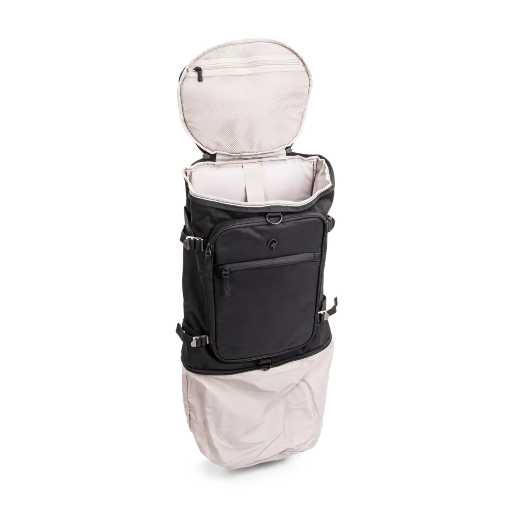 Kombinert Sekk og Bag | Sort | Perfekt til trening | Barrel Bag