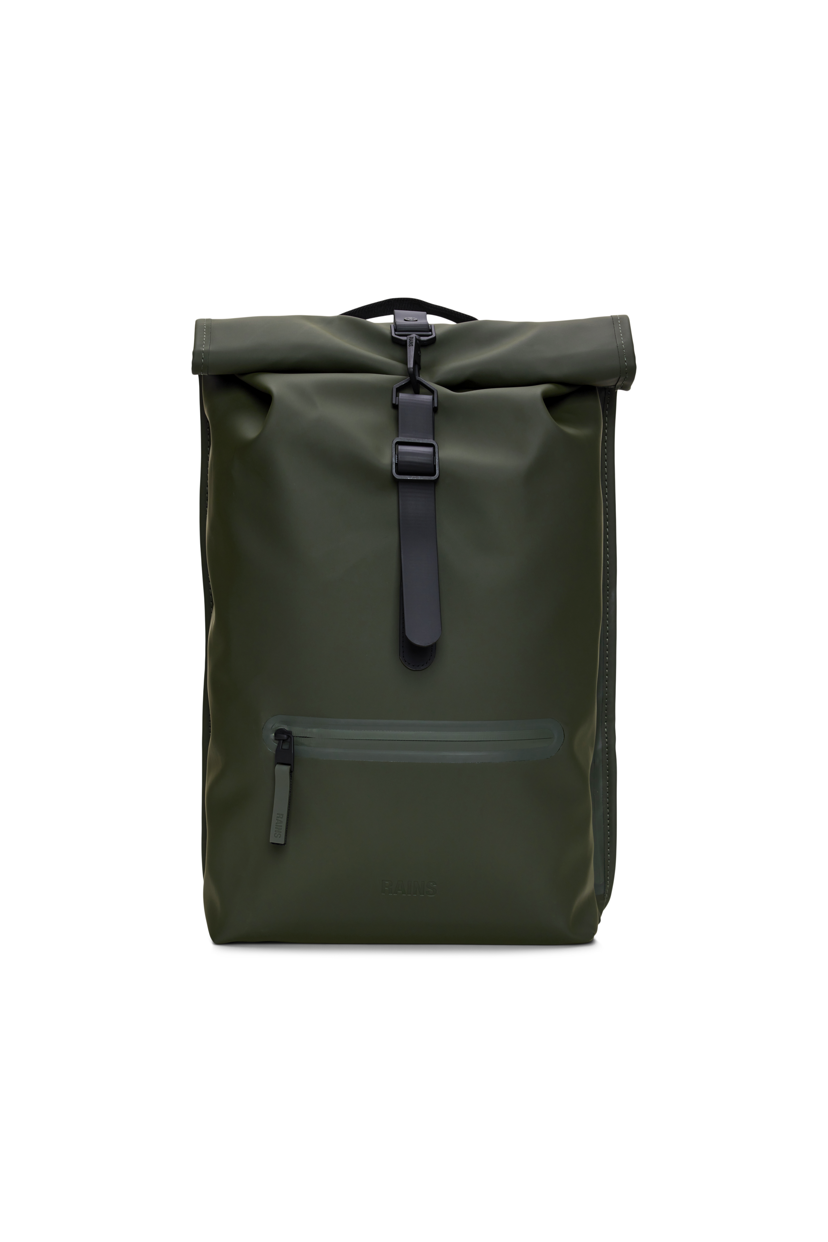 Ryggsekk| Grønn | Stor | Perfekt til Pc | Rolltop Rucksack 13320