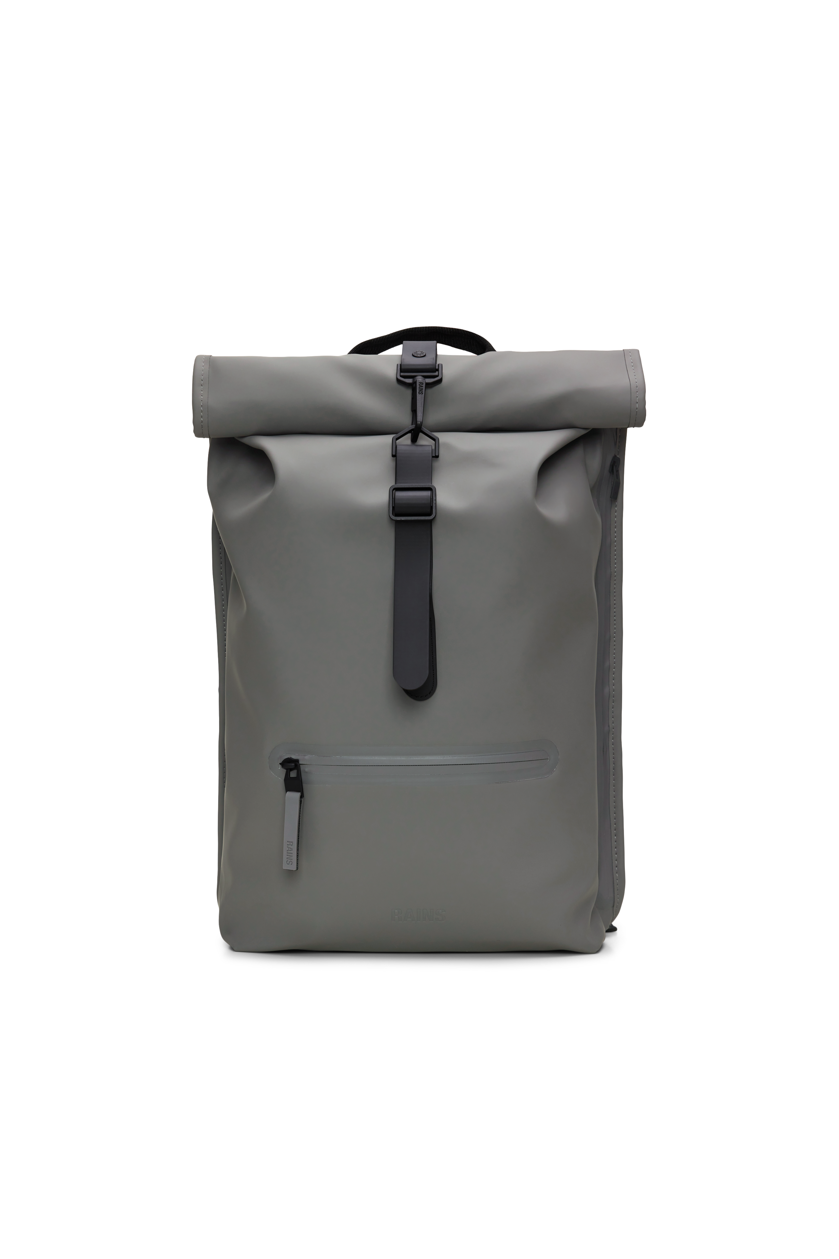 Ryggsekk| Grå | Stor | Perfekt til Pc | Rolltop Rucksack 13320