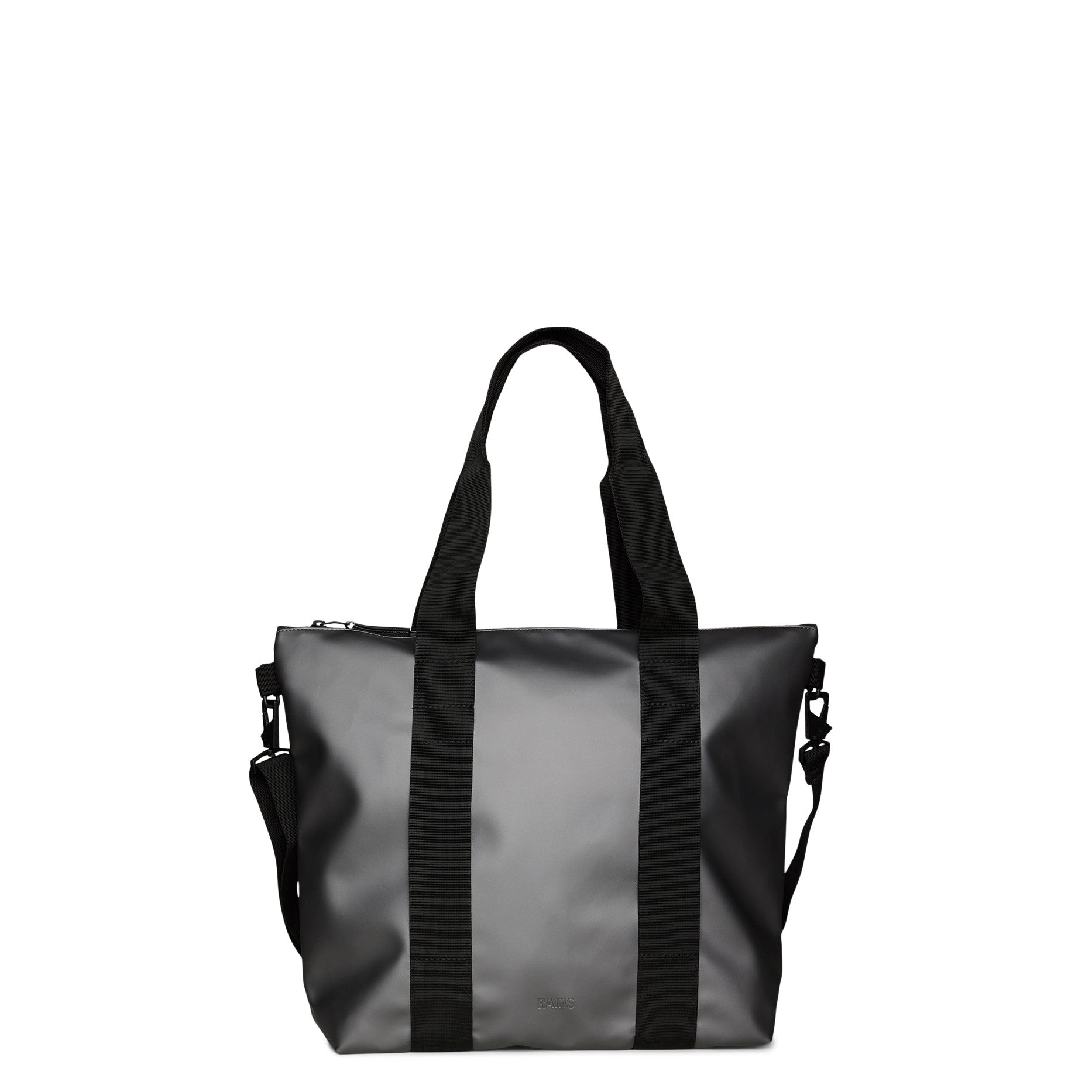 Tote Bag  | Veske | Metallic grå | Medium | Vanntett | Avtagbar skulderreim | Mini 14160