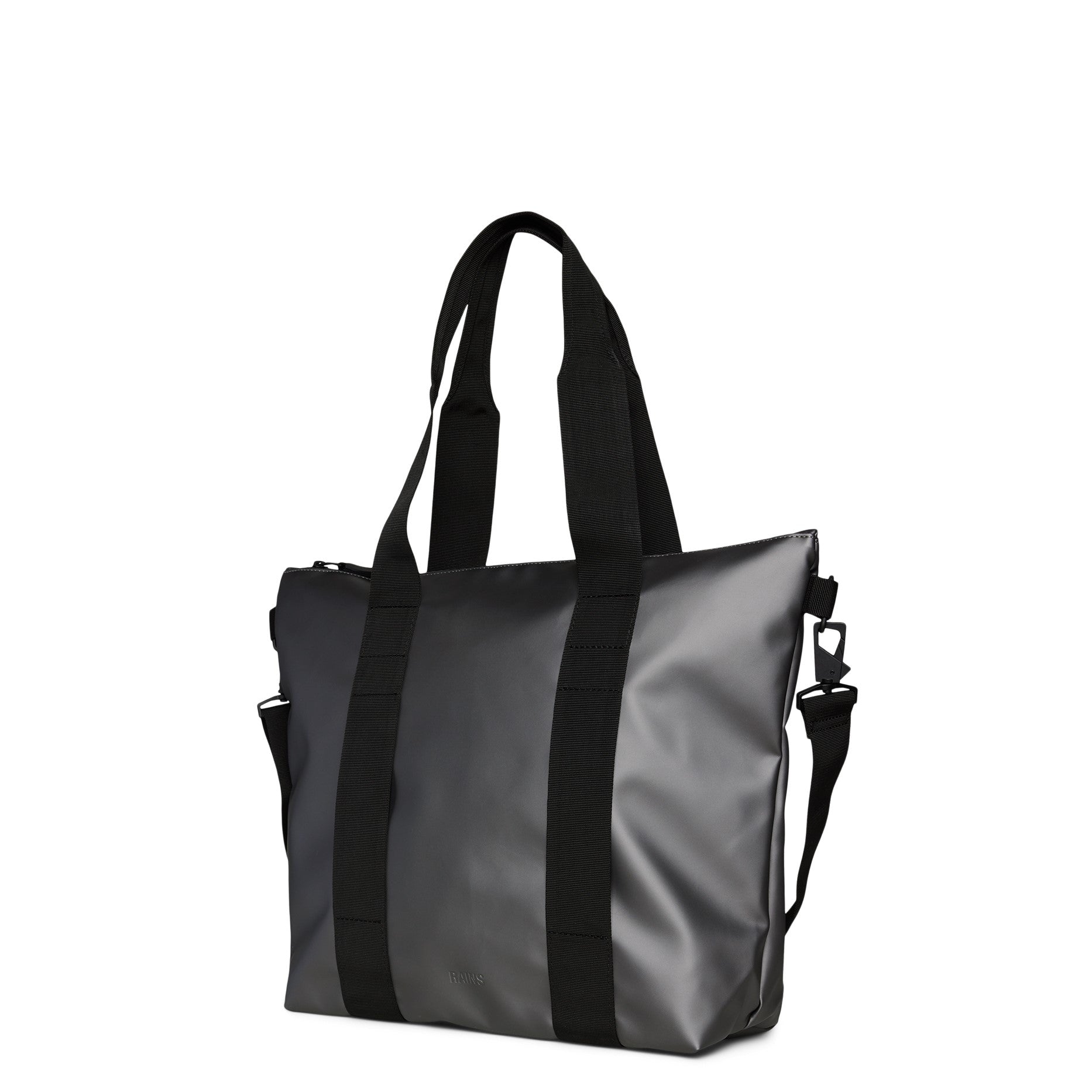 Tote Bag  | Veske | Metallic grå | Medium | Vanntett | Avtagbar skulderreim | Mini 14160