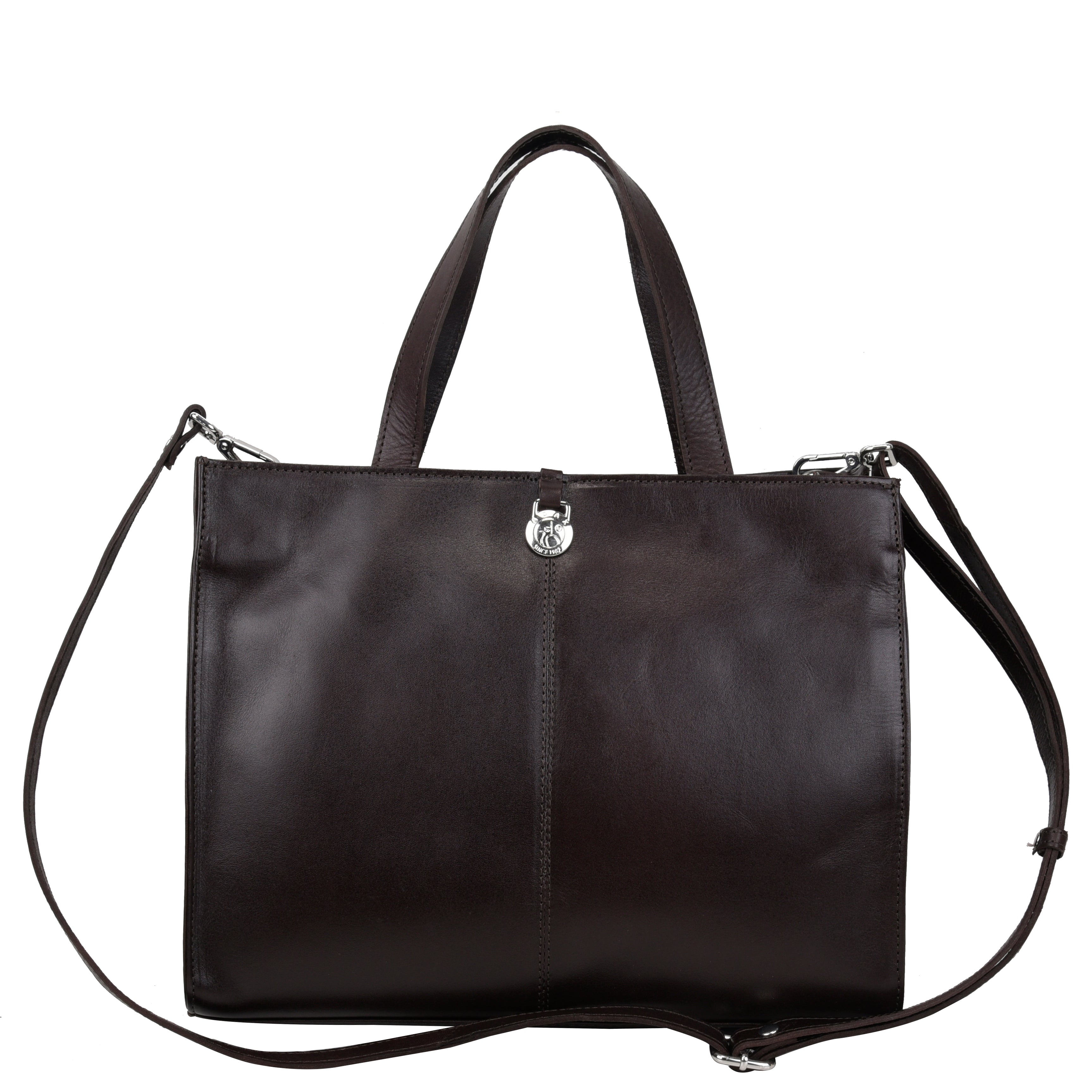 Håndveske | Skinn | Mørk Brun | 202255 Rivoli handbag Macy