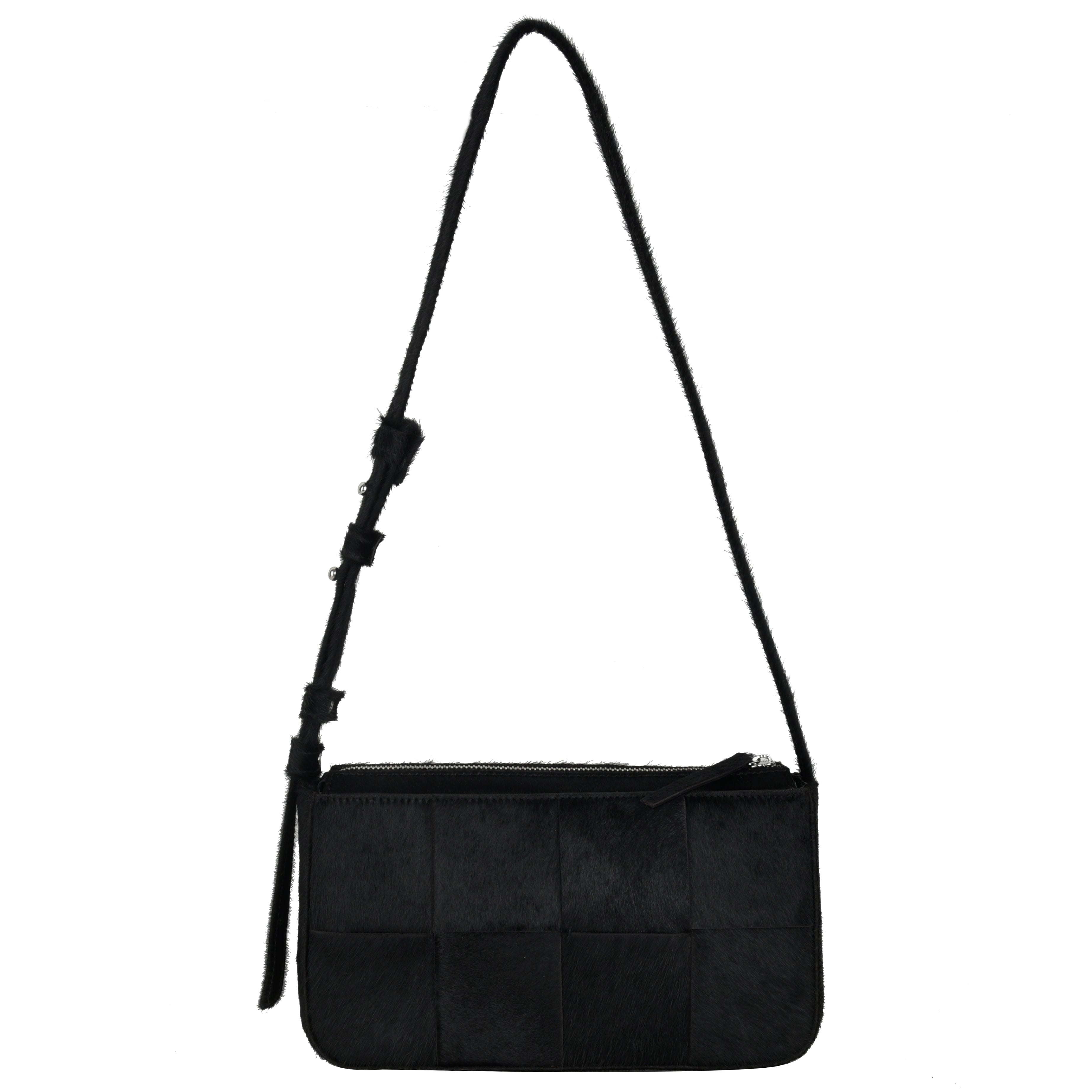 Skinnveske | Sort | Ku skinn | Flettet |21311901