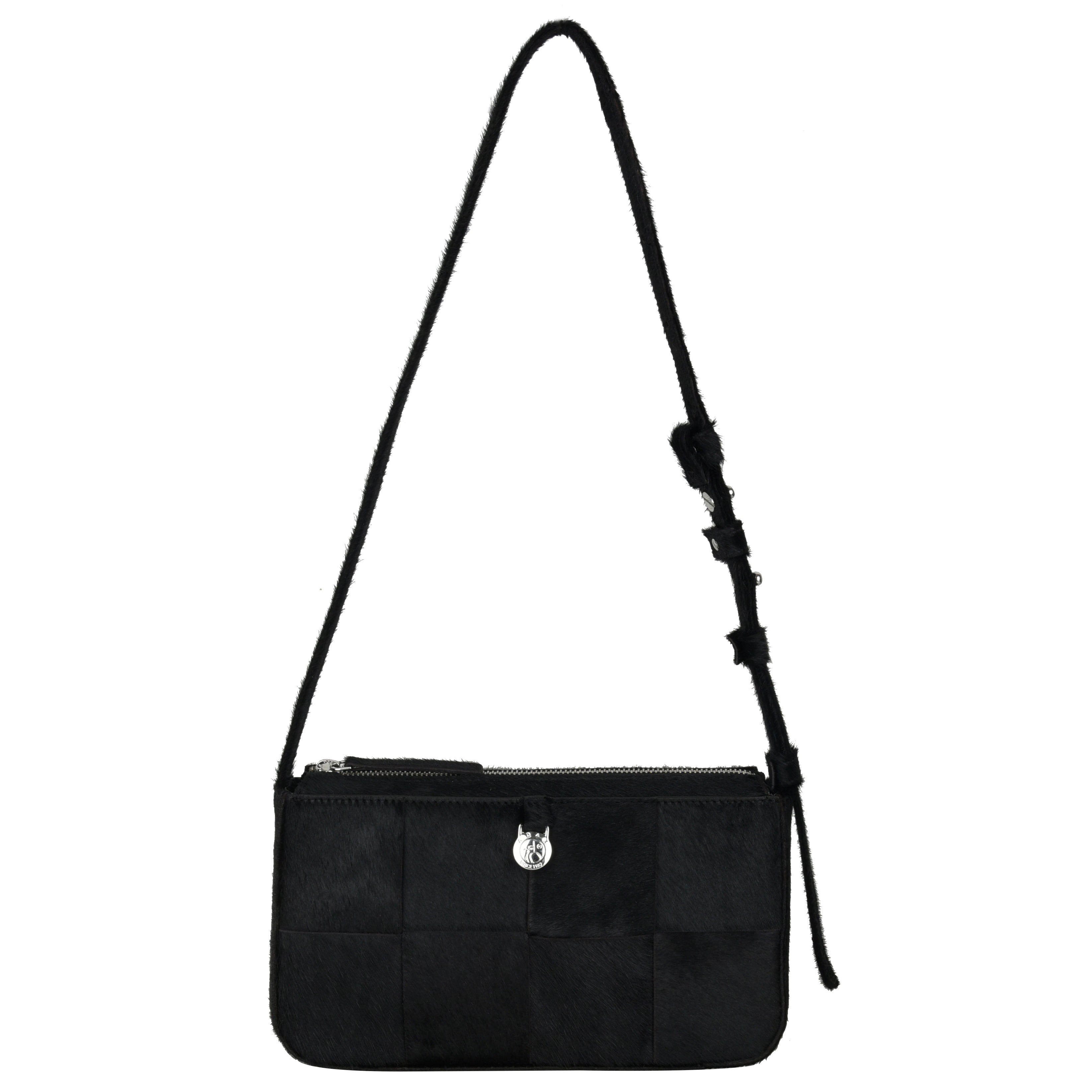 Skinnveske | Sort | Ku skinn | Flettet |21311901
