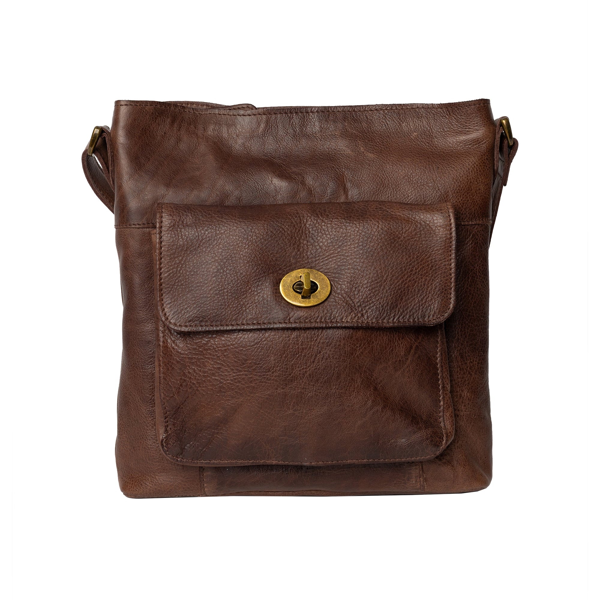 Crossbody | Skinn | Regulerbar Skulderstropp | Wodsmoke | Kay Urban