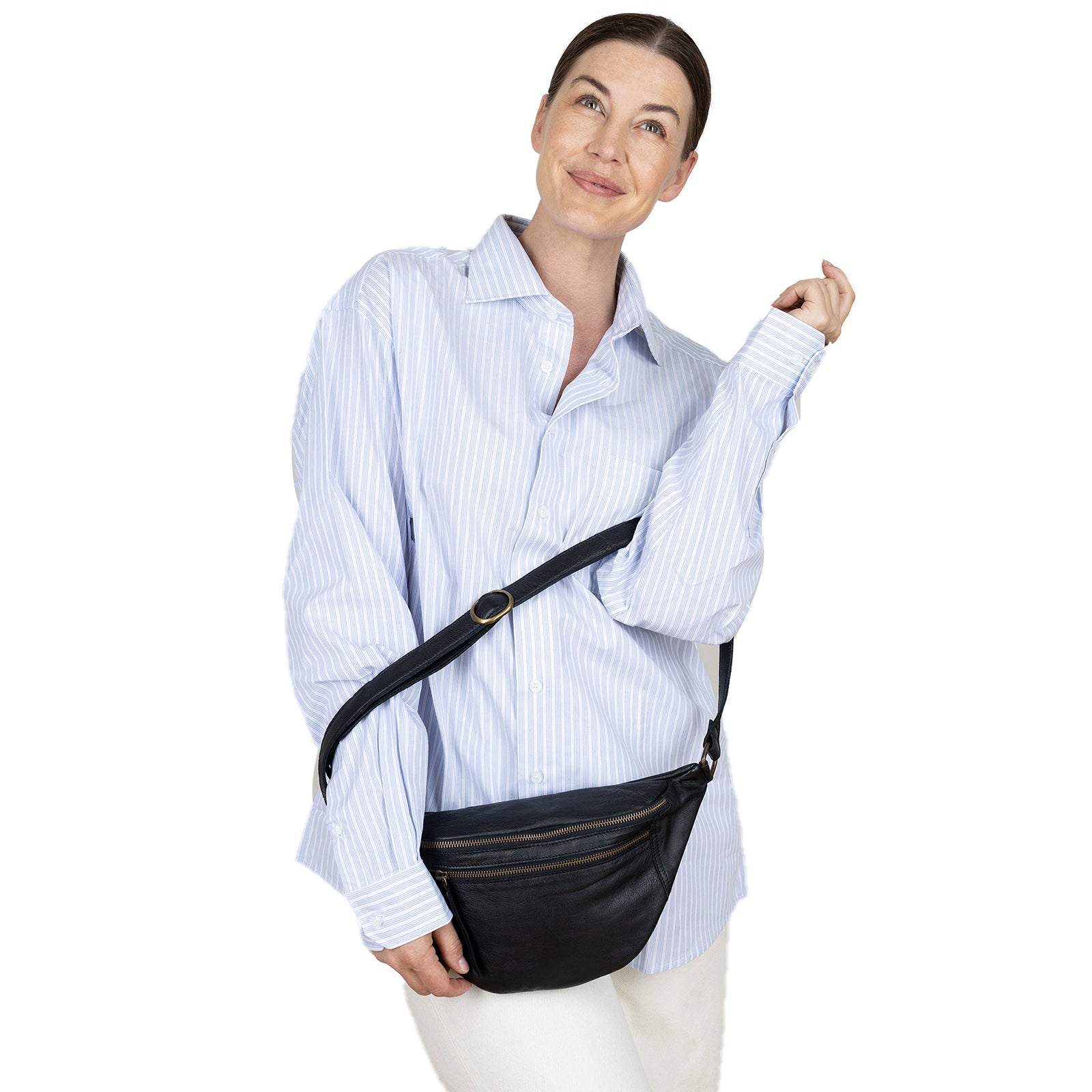 Bumbag/Rumpetaske | Sort | Justrebar reim | Faust urban