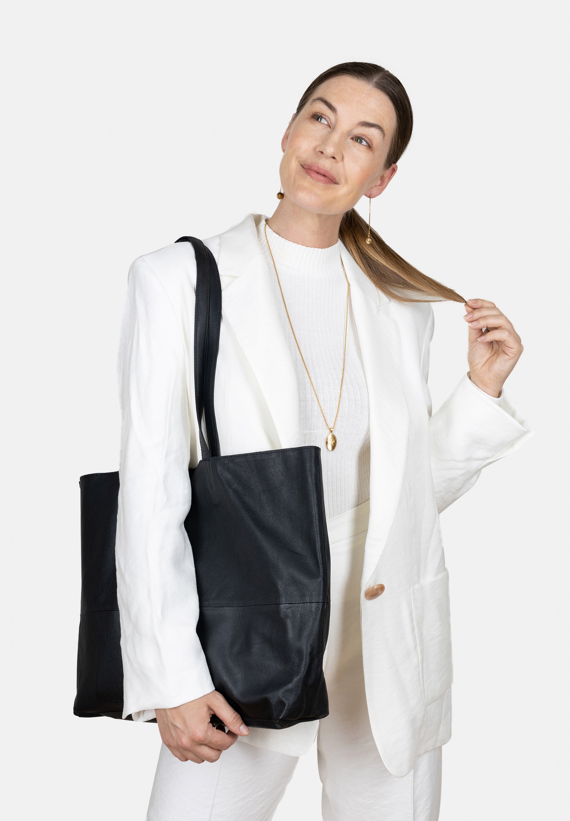 Skinn-Nett | Stor | Sort | Romslig Hovedrom | Marlo Urban Bag
