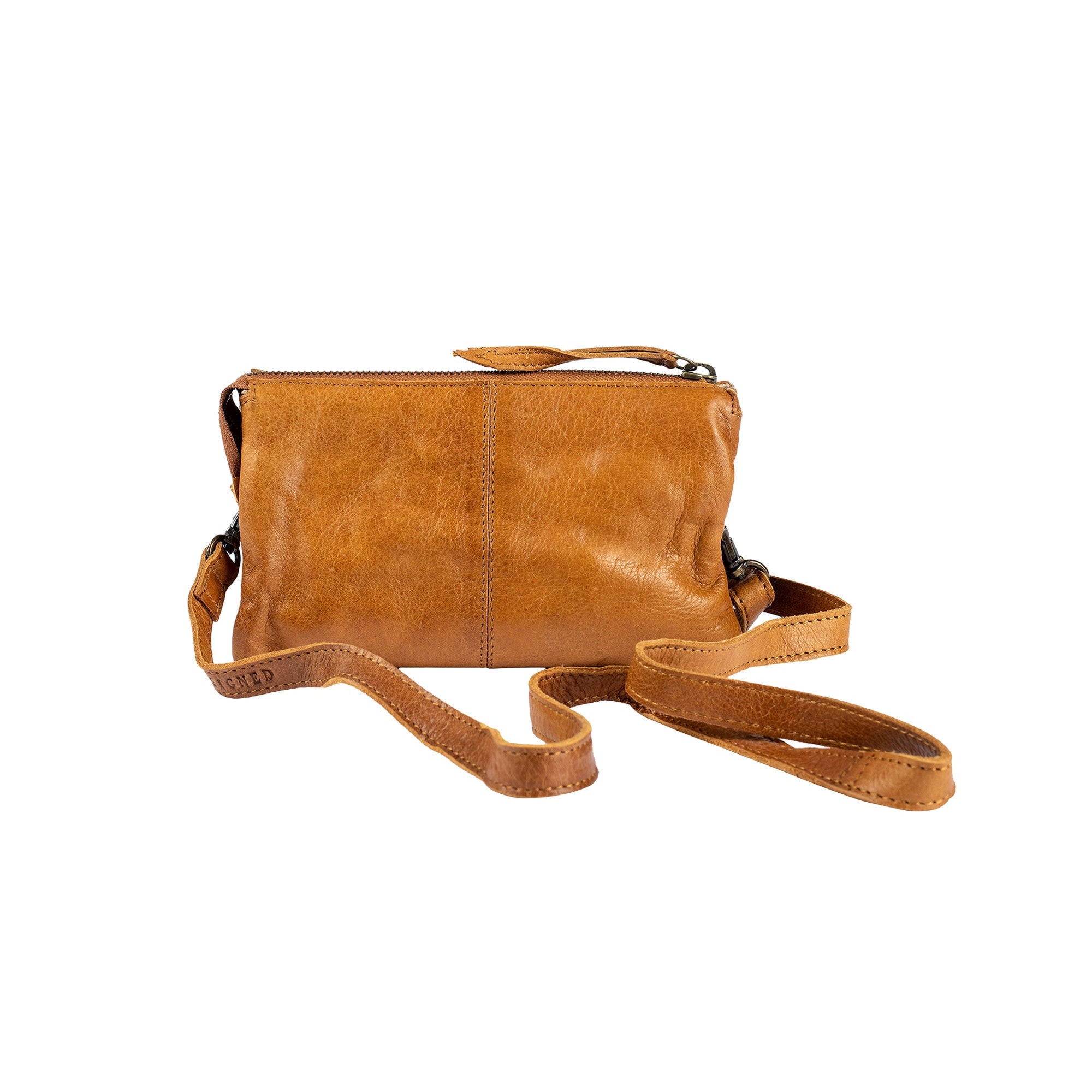 Skinnveske/Clutch | Burned Tan | Gode Inndelinger | Lisa Urban