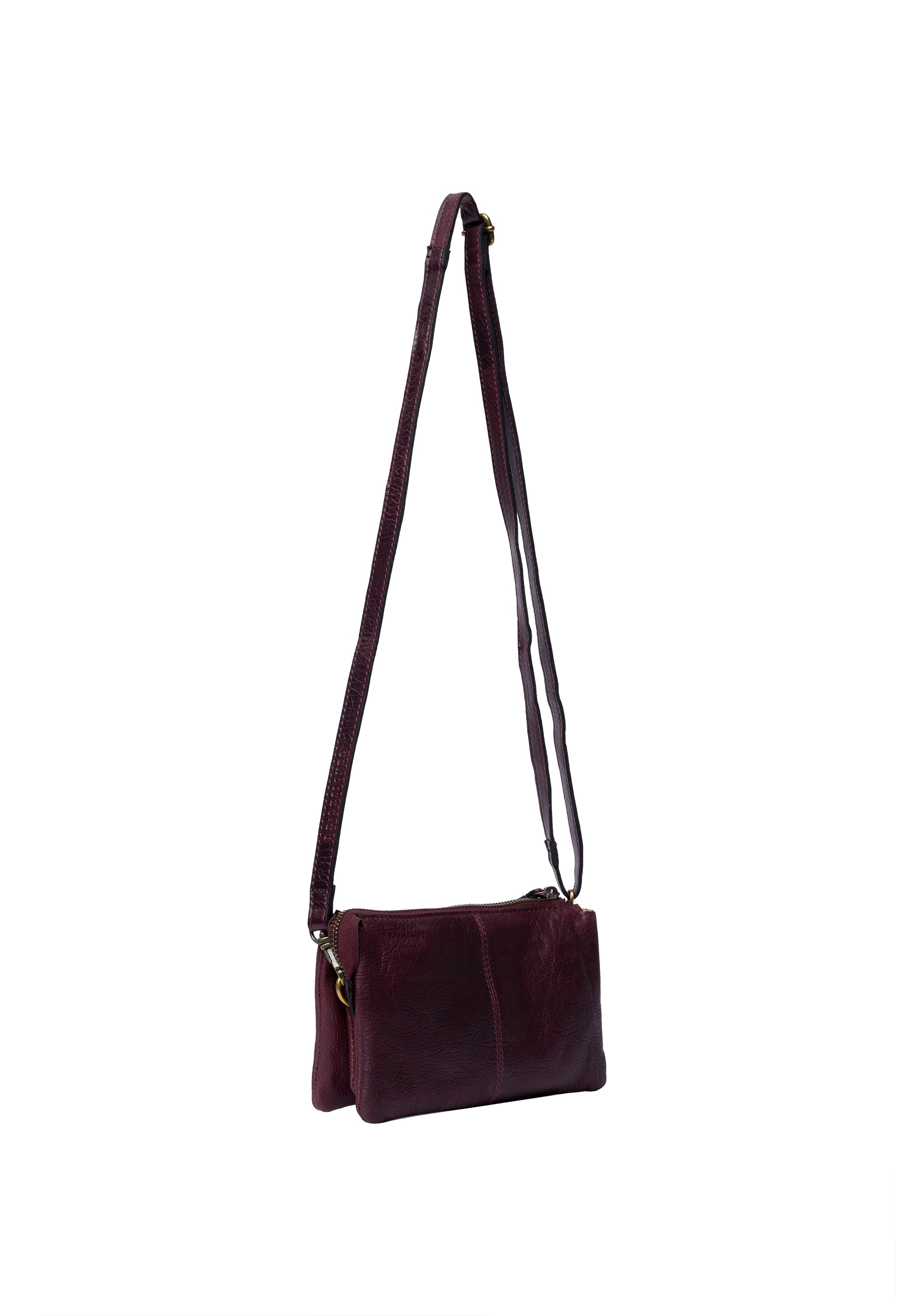 Skinnveske/Clutch | Dark Cherry | Gode Inndelinger | Lisa Urban