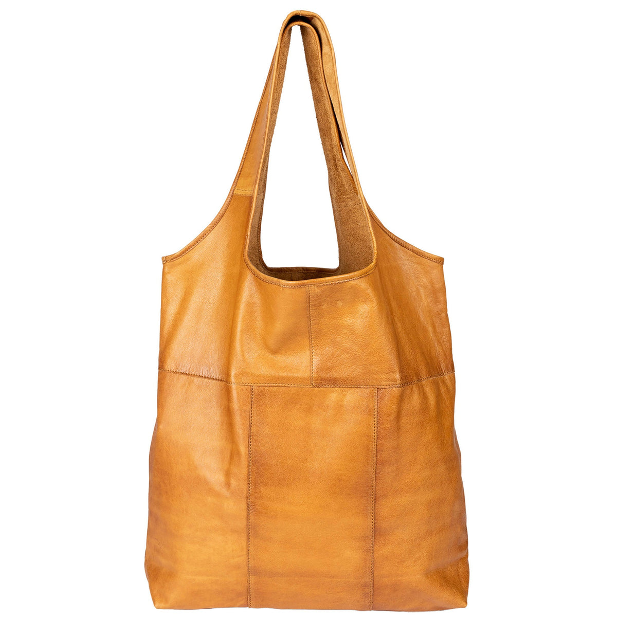 Lyra Urban Skulderveske – Skinn-Nett, Burned Tan